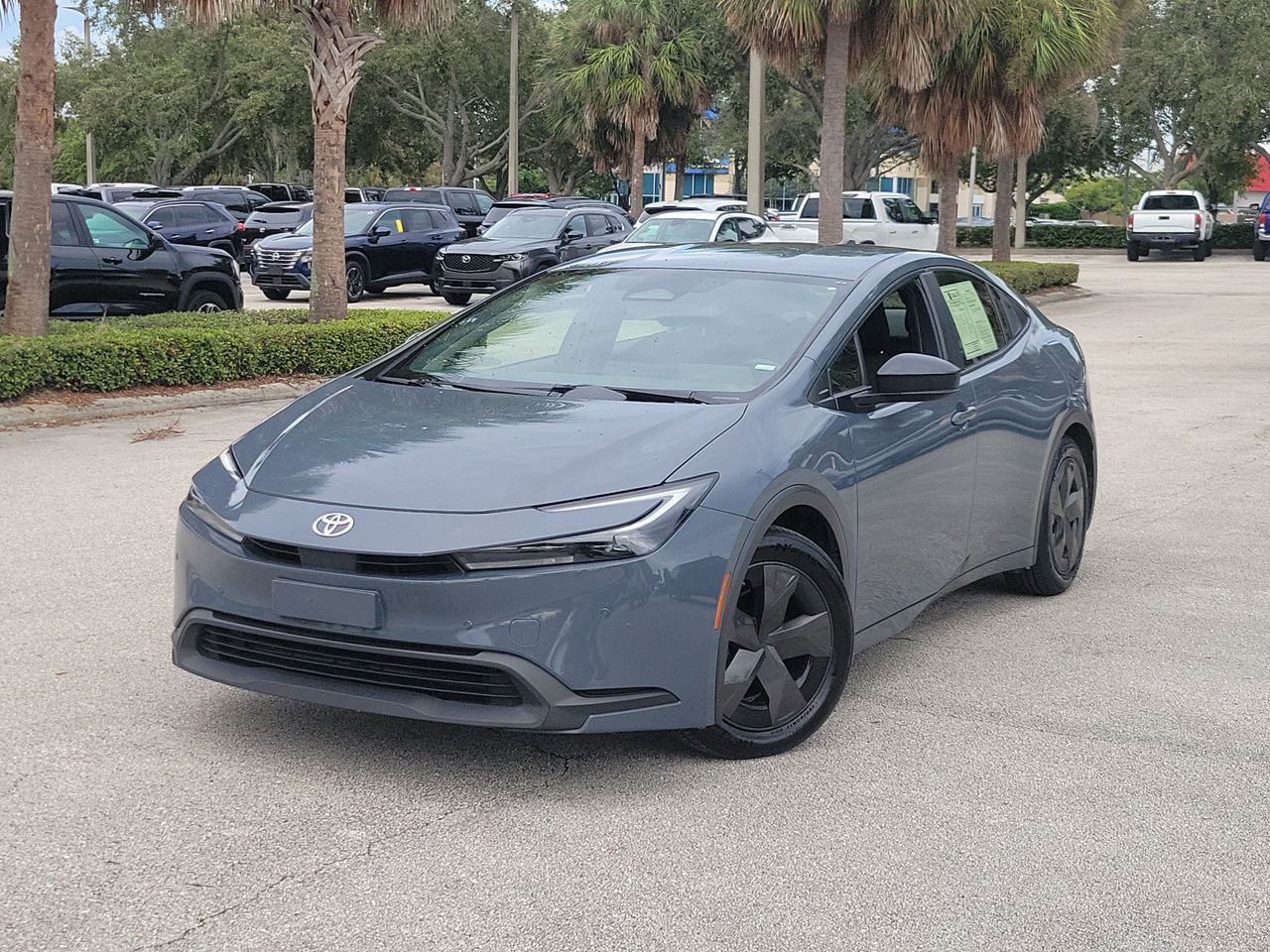 Guardian Gray 2024 Toyota Prius Hatchback Front-Wheel Drive Continuously Variable Transmission