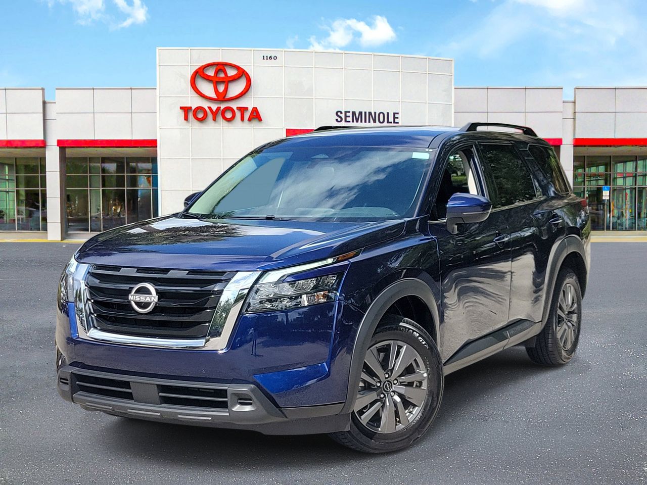 Deep Ocean Blue Pearl 2025 Nissan Pathfinder SV FWD SUV / Crossover Front-Wheel Drive 9-Speed Automatic