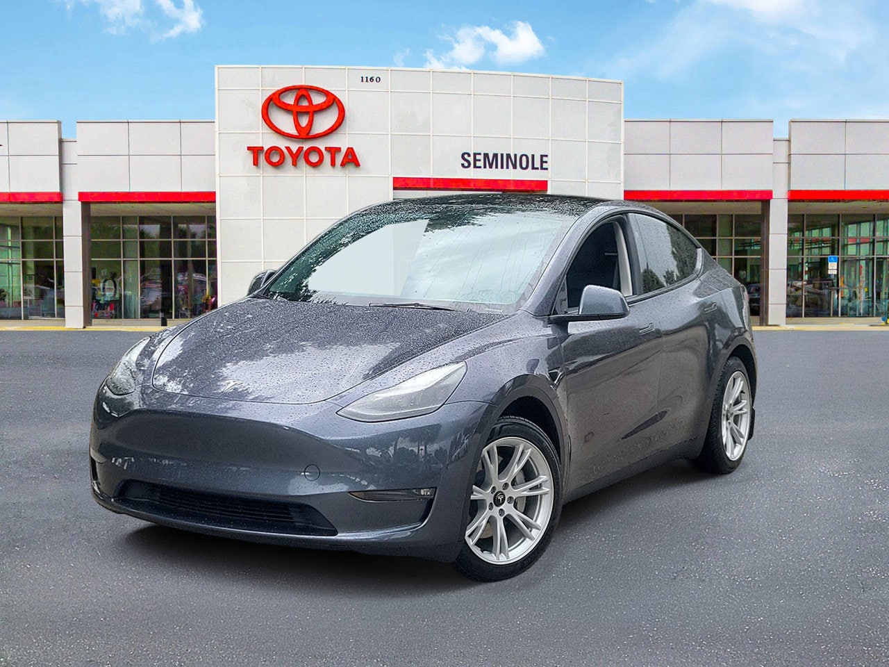 Used 2023 Tesla Model Y Long Range with VIN 7SAYGAEE3PF947539 for sale in Sanford, FL