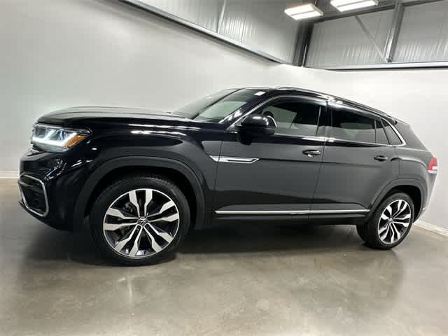 Certified 2021 Volkswagen Atlas Cross Sport SEL Premium R-Line with VIN 1V2FE2CA9MC210014 for sale in Burlington, VT