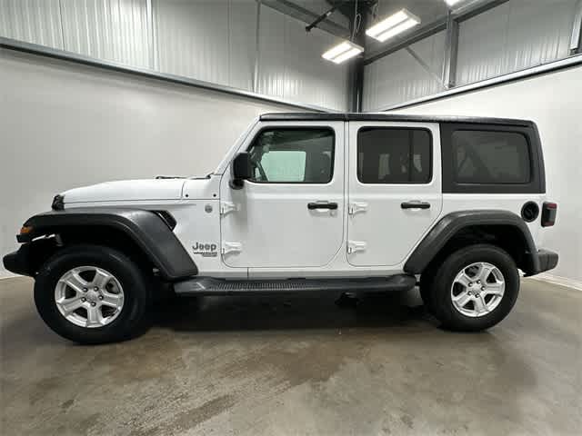 Used 2021 Jeep Wrangler Unlimited Sport S with VIN 1C4HJXDNXMW544216 for sale in Burlington, VT