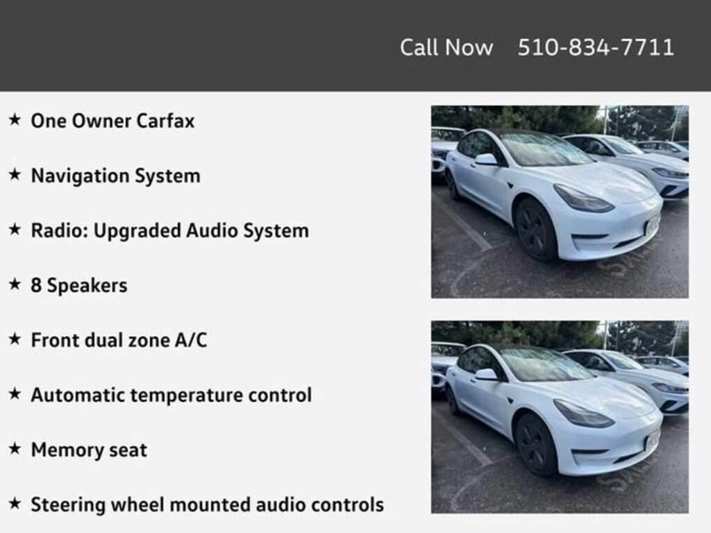 Used 2021 Tesla Model 3 Standard Range Plus Sedan