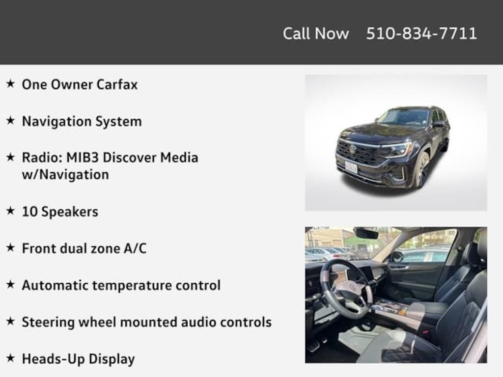 Certified 2024 Volkswagen Atlas 2.0T SEL Premium R-Line SUV