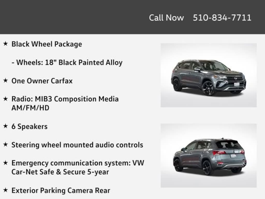 Certified 2023 Volkswagen Taos 1.5T SE SUV