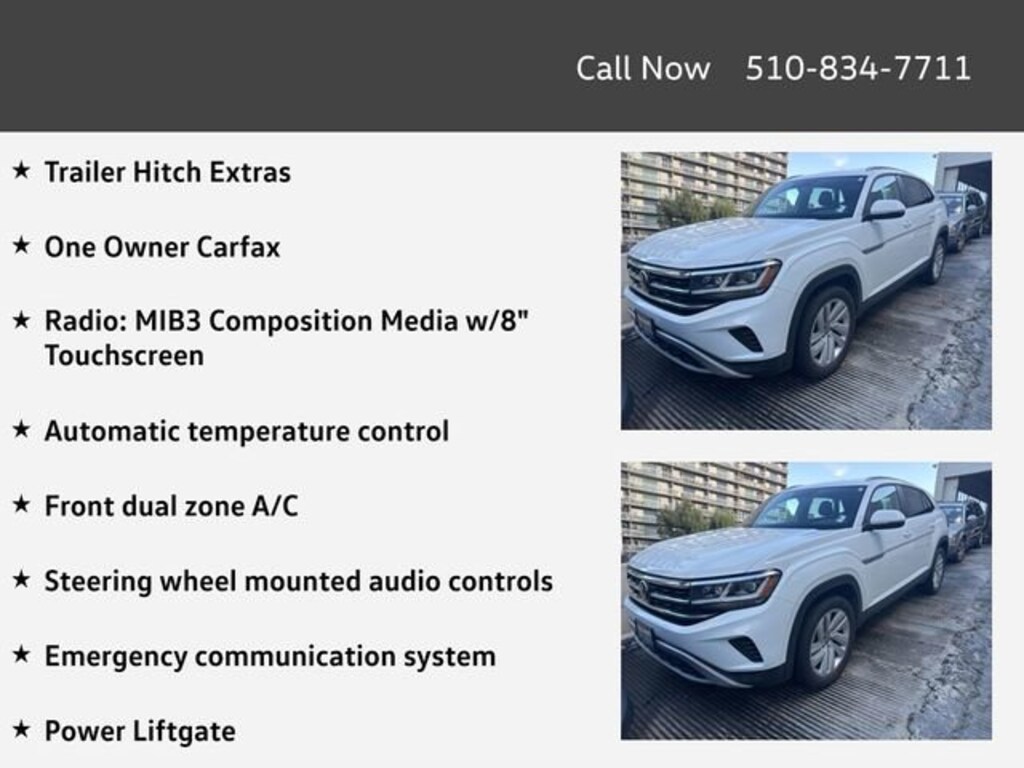 Certified 2022 Volkswagen Atlas Cross Sport 3.6L V6 SE w/Technology SUV