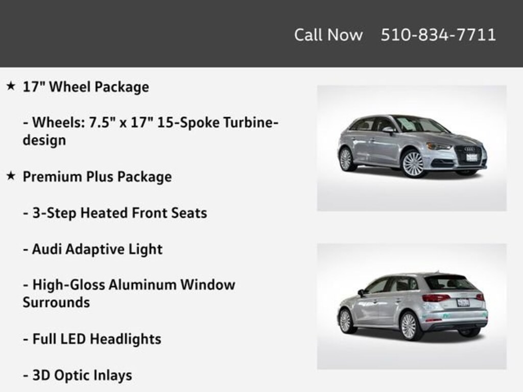 Used 2016 Audi A3 e-tron 1.4T Premium Sportback