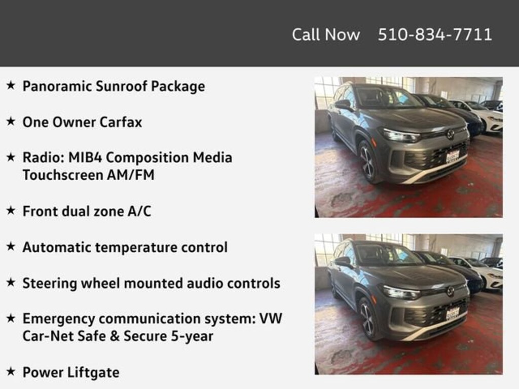 Certified 2025 Volkswagen Tiguan 2.0T SE SUV