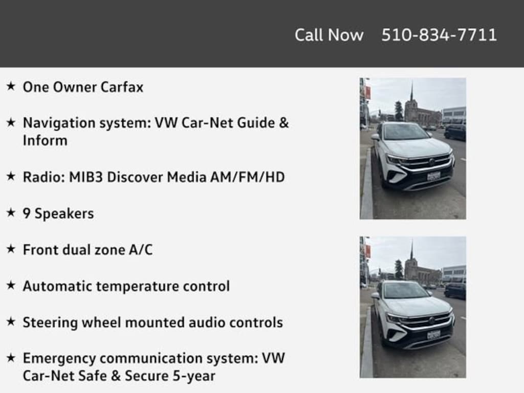 Certified 2023 Volkswagen Taos 1.5T SEL SUV