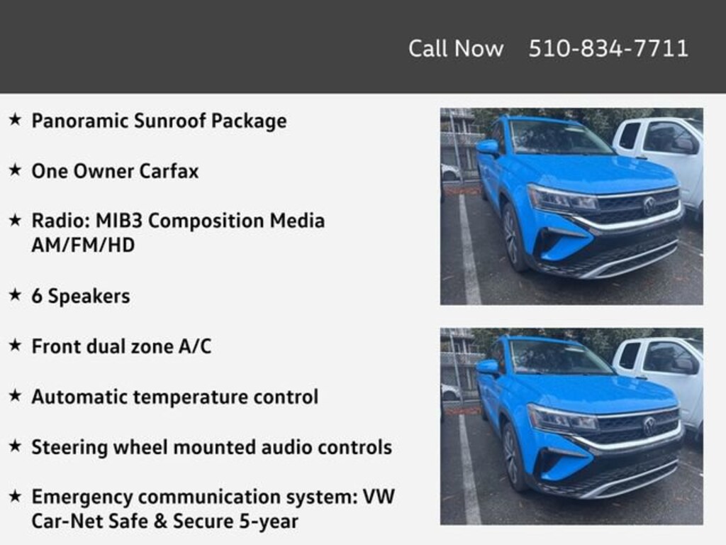 Certified 2024 Volkswagen Taos 1.5T SE SUV