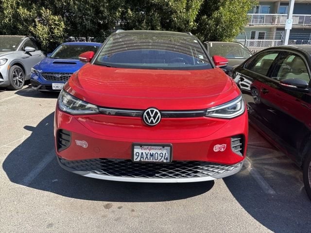 Certified 2021 Volkswagen ID.4 PRO S with VIN WVGUNPE27MP065801 for sale in San Carlos, CA
