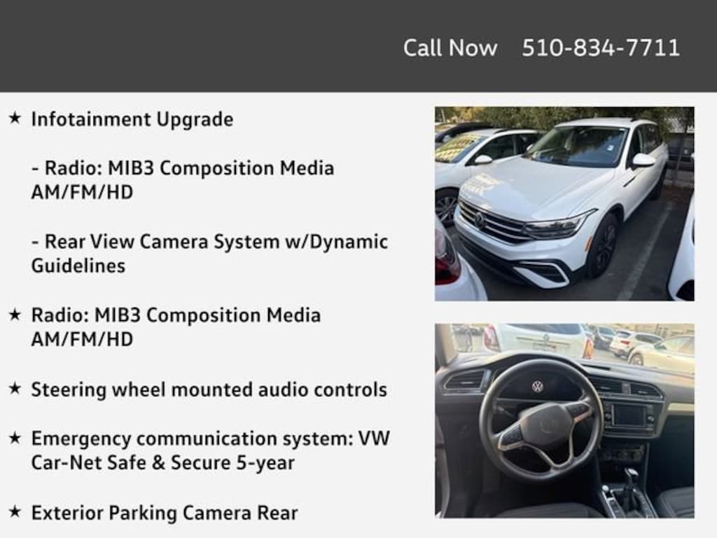 Certified 2024 Volkswagen Tiguan 2.0T S SUV