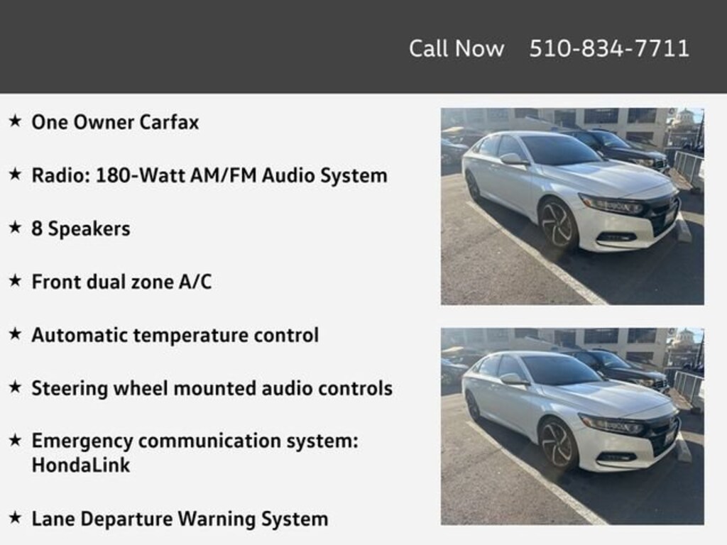 Used 2020 Honda Accord Sport 1.5T Sedan