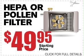 HEPA or Pollen Filter