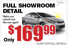 Full Showroom Detail