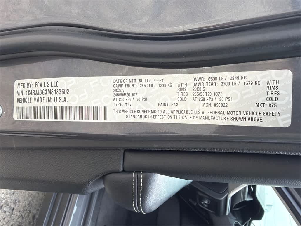 Thumbnail: 2021 Jeep Grand Cherokee L - 36