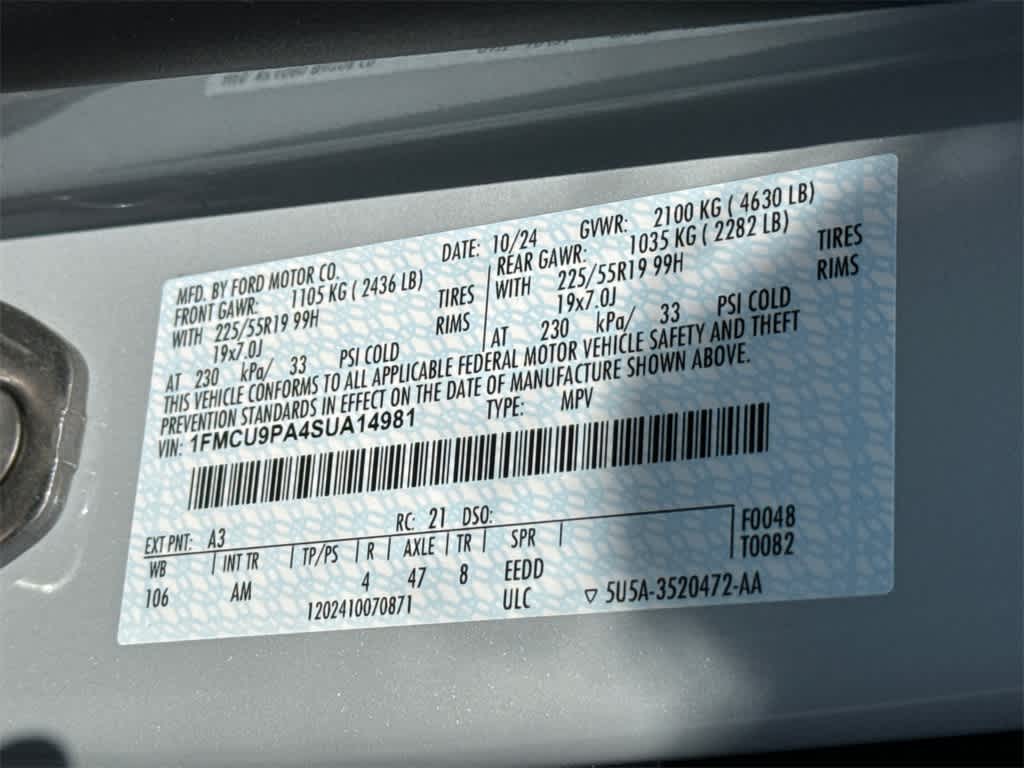 Thumbnail: 2025 Ford Escape - 33