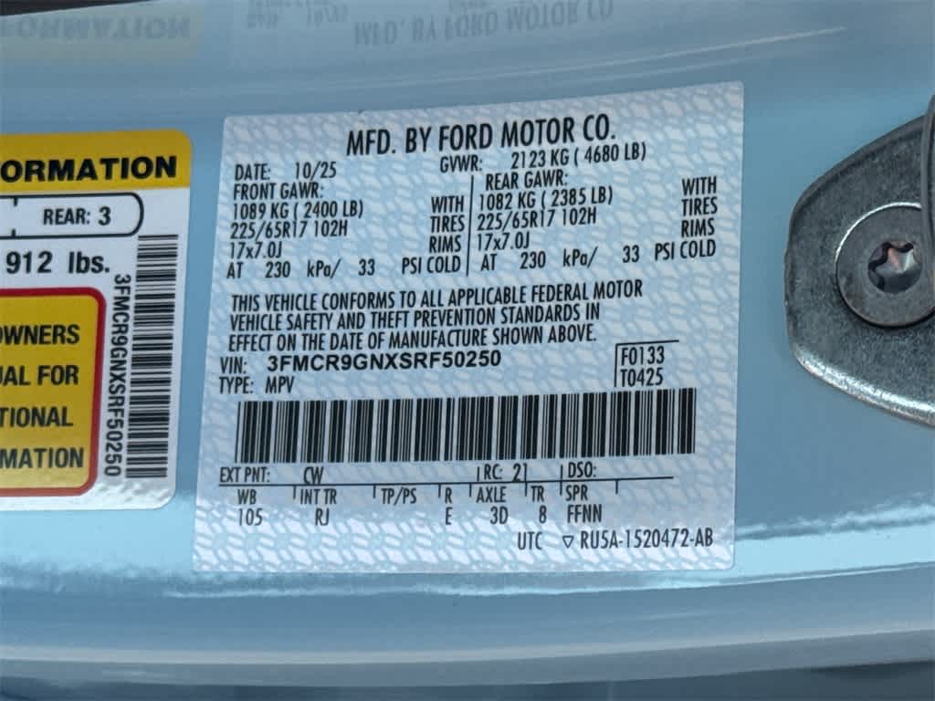 Thumbnail: 2025 Ford Bronco Sport - 31