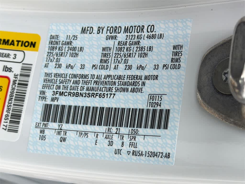 Thumbnail: 2025 Ford Bronco Sport - 30