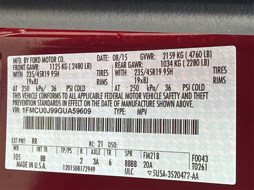 Thumbnail: 2016 Ford Escape - 34