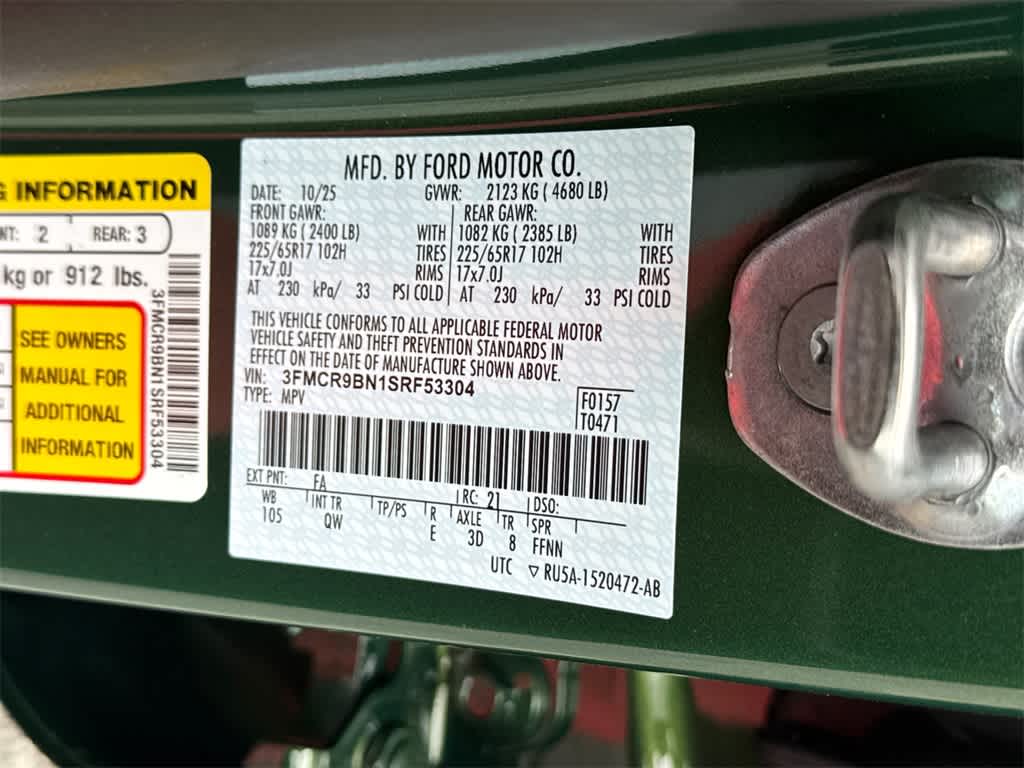 Thumbnail: 2025 Ford Bronco Sport - 30