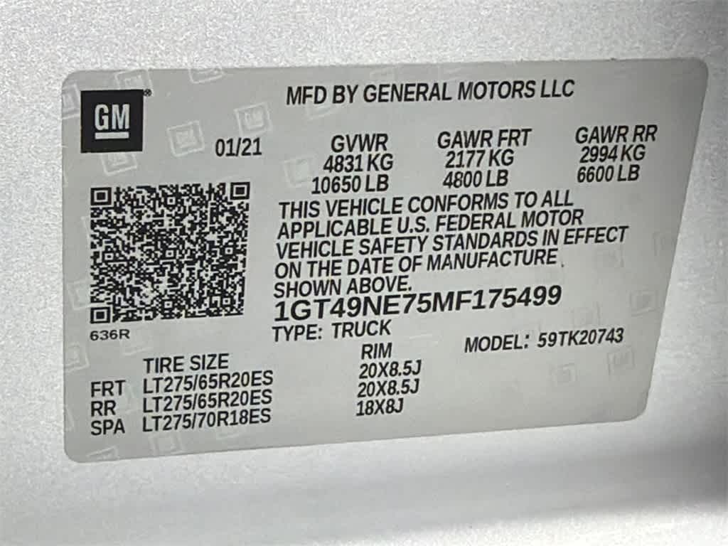 Thumbnail: 2021 GMC Sierra 2500 - 31