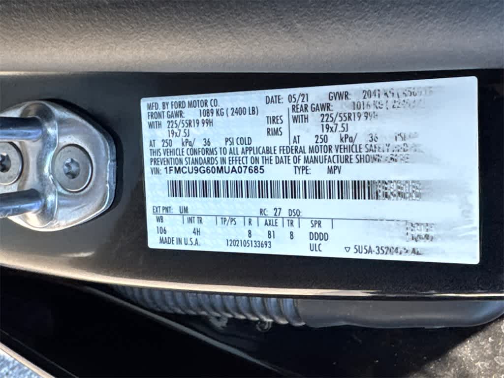 Thumbnail: 2021 Ford Escape - 34