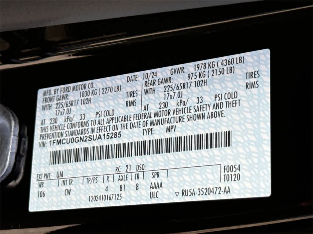 Thumbnail: 2025 Ford Escape - 33