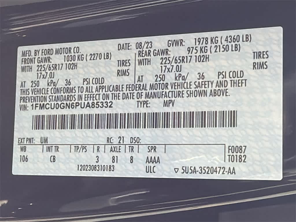 Thumbnail: 2023 Ford Escape - 33