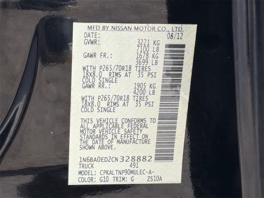 Thumbnail: 2012 Nissan Titan - 30