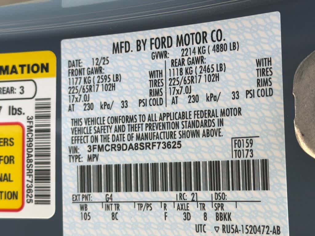 Thumbnail: 2025 Ford Bronco Sport - 33