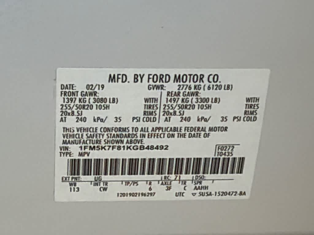 Thumbnail: 2019 Ford Explorer - 33