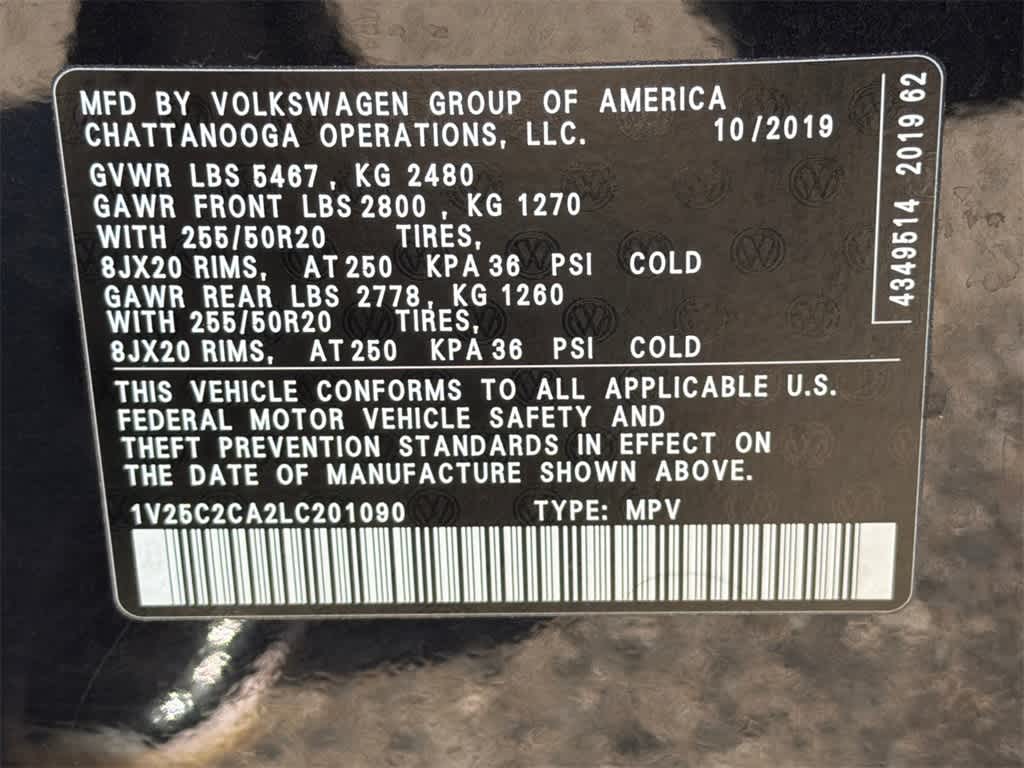 Thumbnail: 2020 Volkswagen Atlas - 34