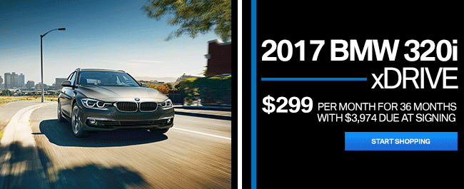 Lease Offer Applies To 2017 Bmw 320i
