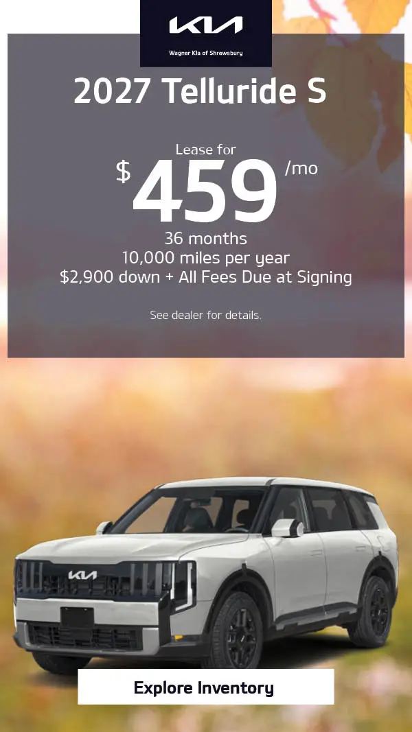 Kia Lease Deals in Shrewsbury, MA | Monthly Offers