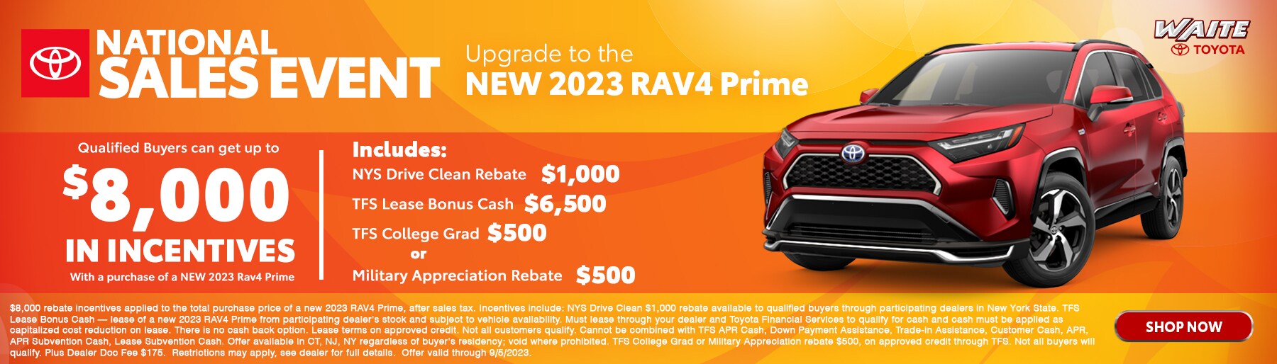 New Vehicle Specials Waite Toyota