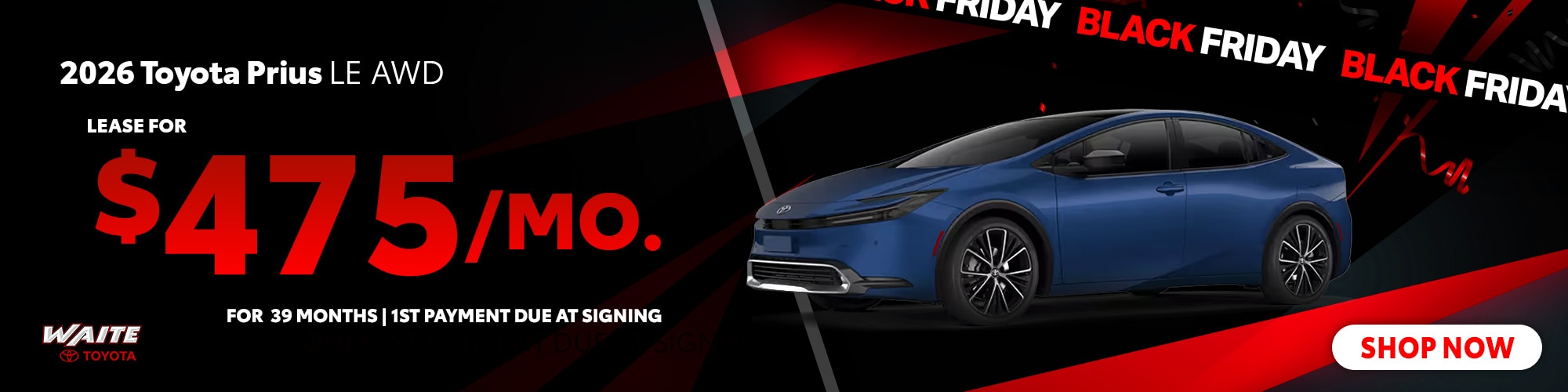 New 2026 Toyota Prius LE AWD