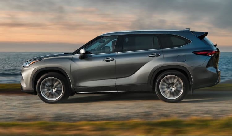 Blue Toyota SUV