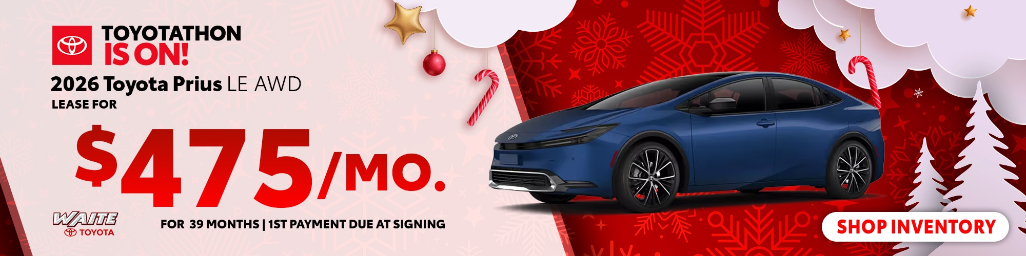 New 2026 Toyota Prius LE AWD