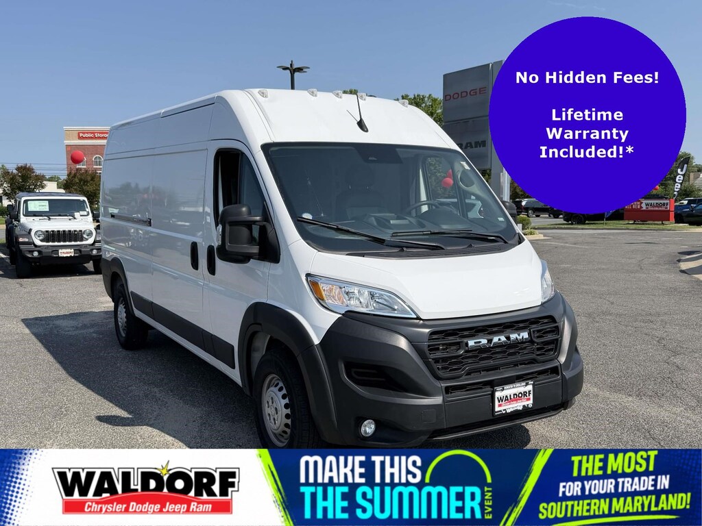 Used 2024 Ram Promaster Cargo Van Tradesman Tradesman 2500 High Roof 159 WB w/Pass Seat