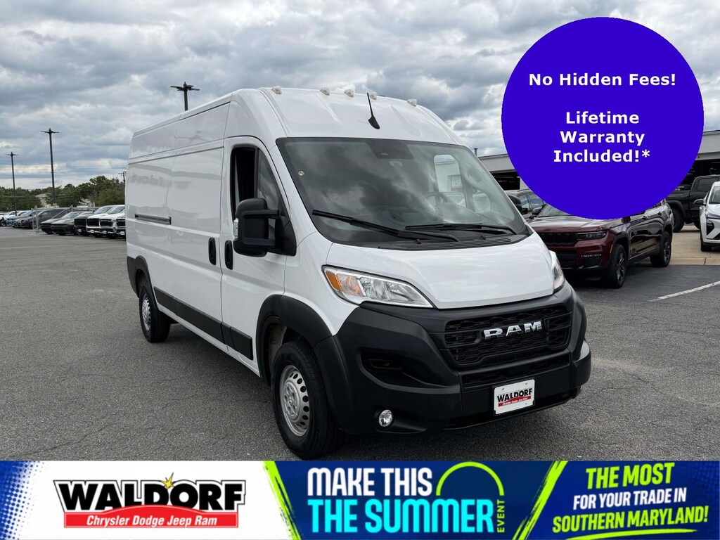 Used 2024 Ram Promaster Cargo Van Tradesman Tradesman 2500 High Roof 159 WB w/Pass Seat