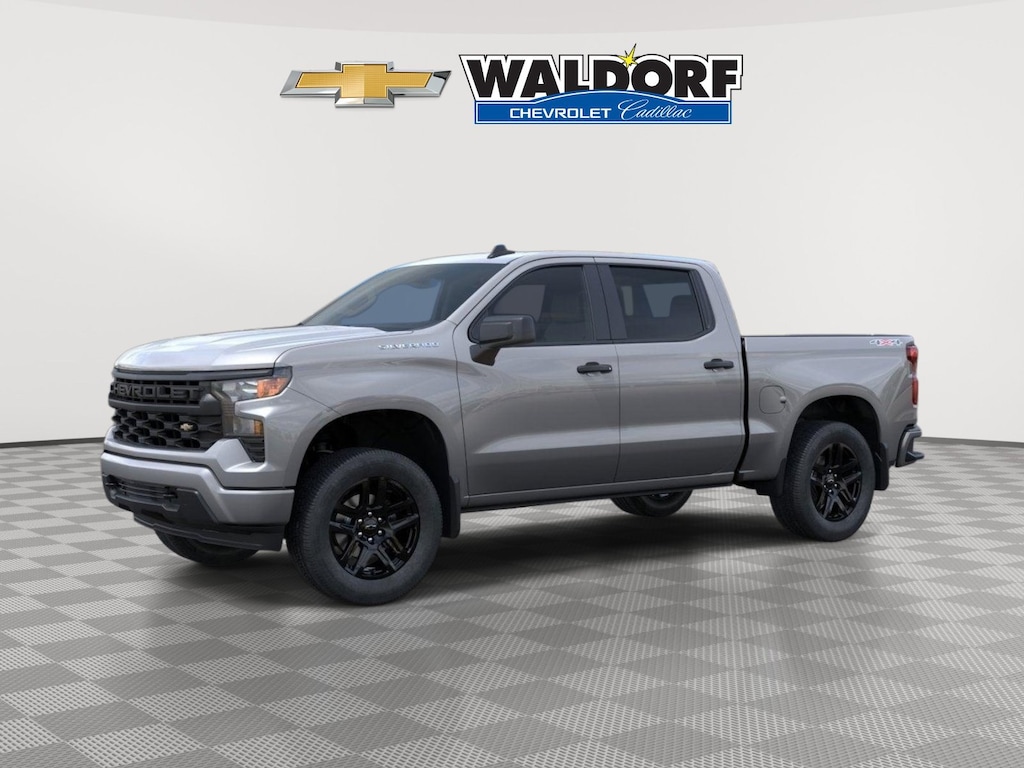 New 2026 Chevrolet Silverado 1500 Custom 4WD Crew Cab 147 Custom