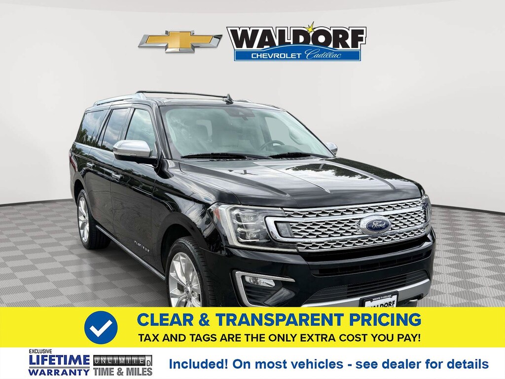 Used 2018 Ford Expedition Max Platinum Platinum 4x4