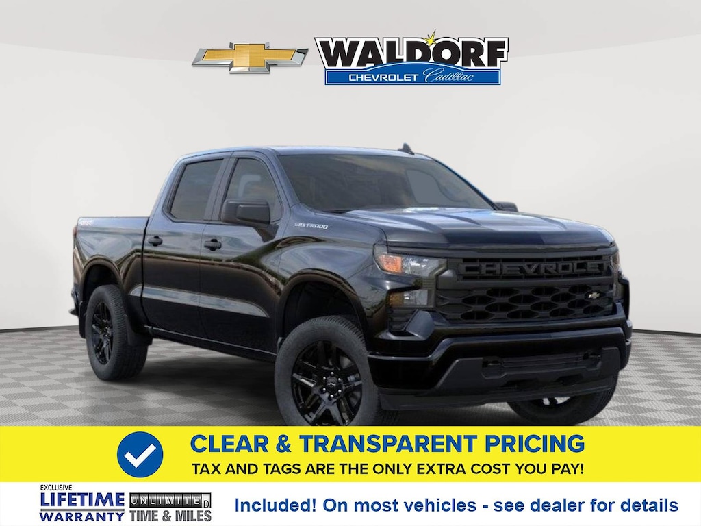 New 2026 Chevrolet Silverado 1500 Custom 4WD Crew Cab 147 Custom