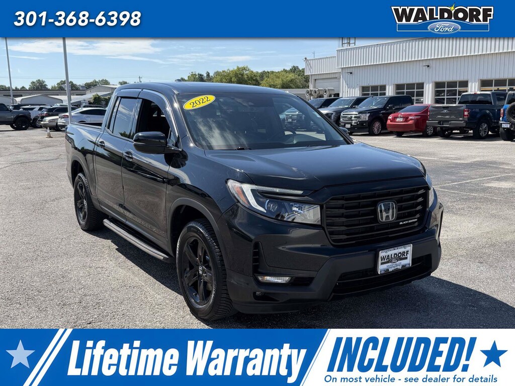 Used 2022 Honda Ridgeline Black Edition Black Edition AWD