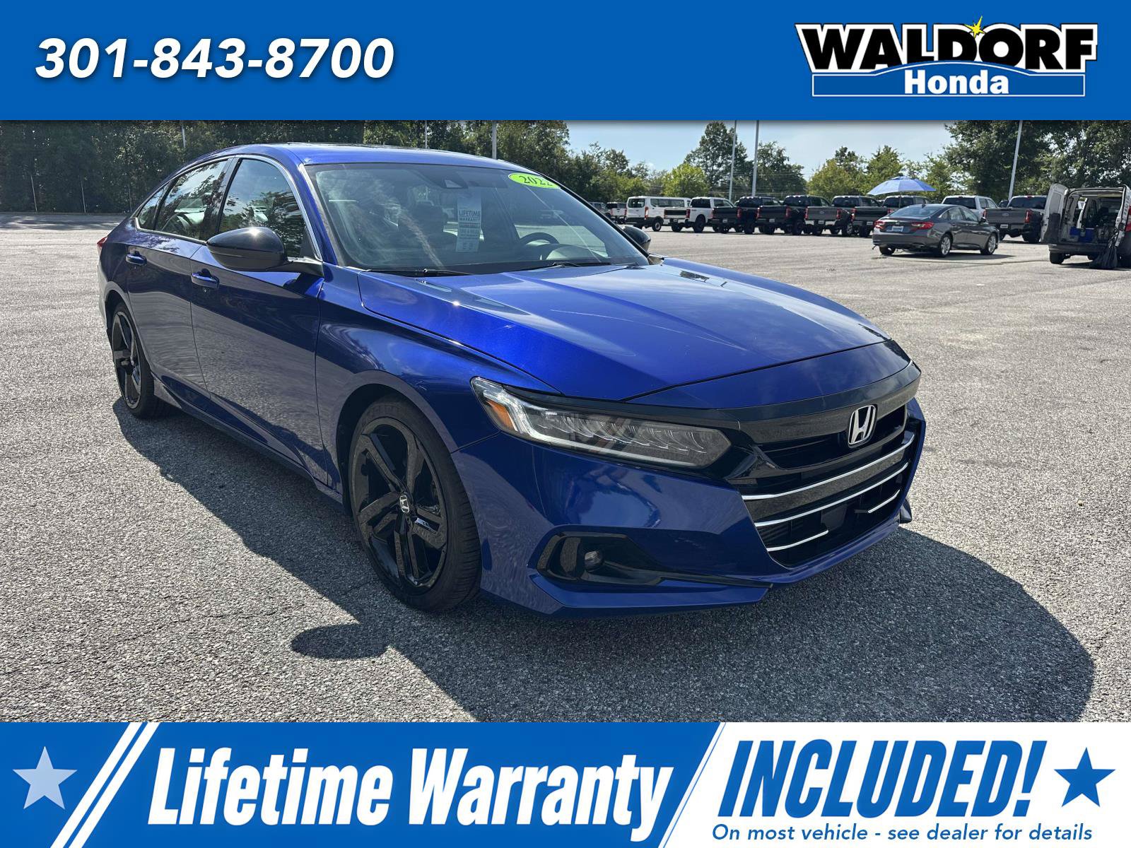 Used 2022 Honda Accord Sedan Sport Sport 2.0T Auto