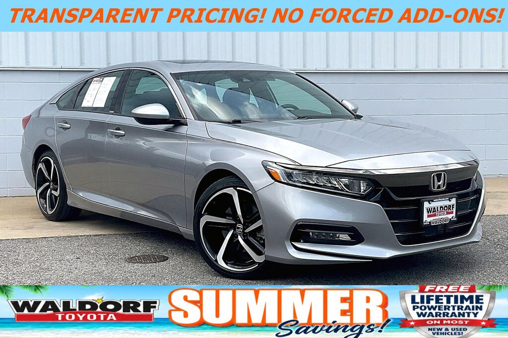 Used 2020 Honda Accord Sedan Sport Sport 2.0T Auto