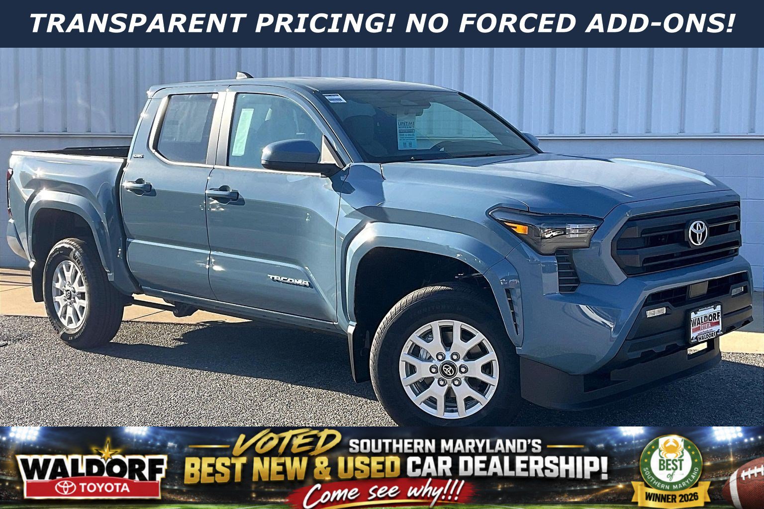 New 2026 Toyota Tacoma 4WD SR5 SR5 Double Cab 5 Bed AT