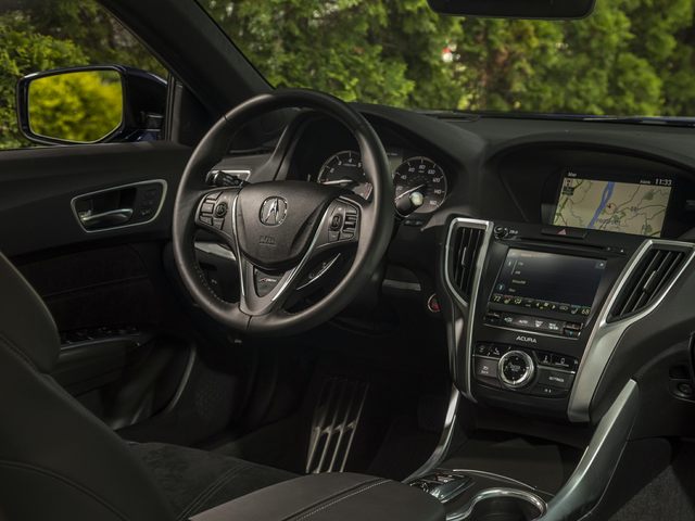 Interior of the New Acura TLX For Sale in New Orleans