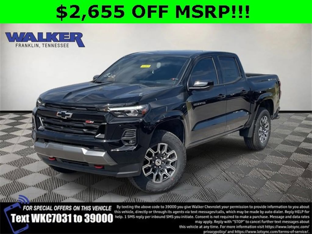 New 2026 Chevrolet Colorado Z71 Truck Crew Cab