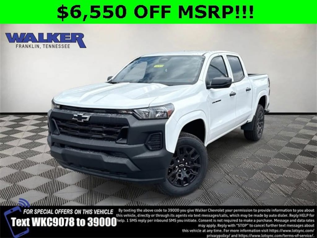 New 2026 Chevrolet Colorado WT Truck Crew Cab